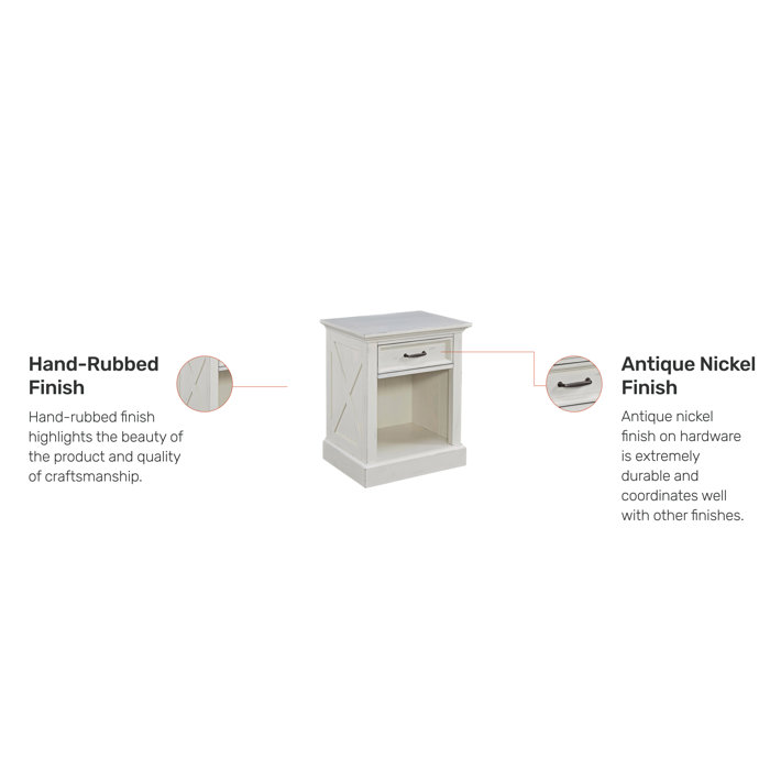 Sand & Stable Lana Nightstand & Reviews Wayfair